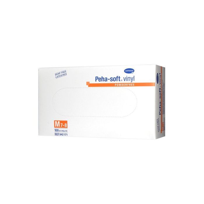Rękawice Peha-Soft vinyl, winylowe, niejałowe, bezpudrowe, rozmiar średni, 100 szt. main product photo