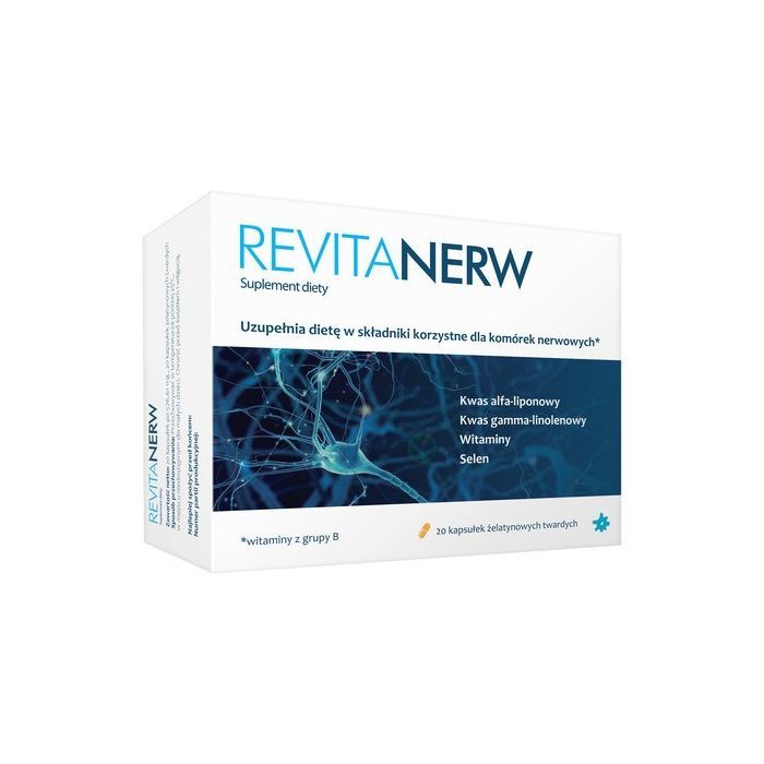 Revitanerw, kapsułki żelatynowe twarde, 20 szt. main product photo
