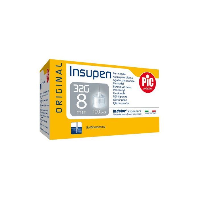 PIC Insupen Original, igły do penów insulinowych 32Gx8mm, 100 szt. main product photo
