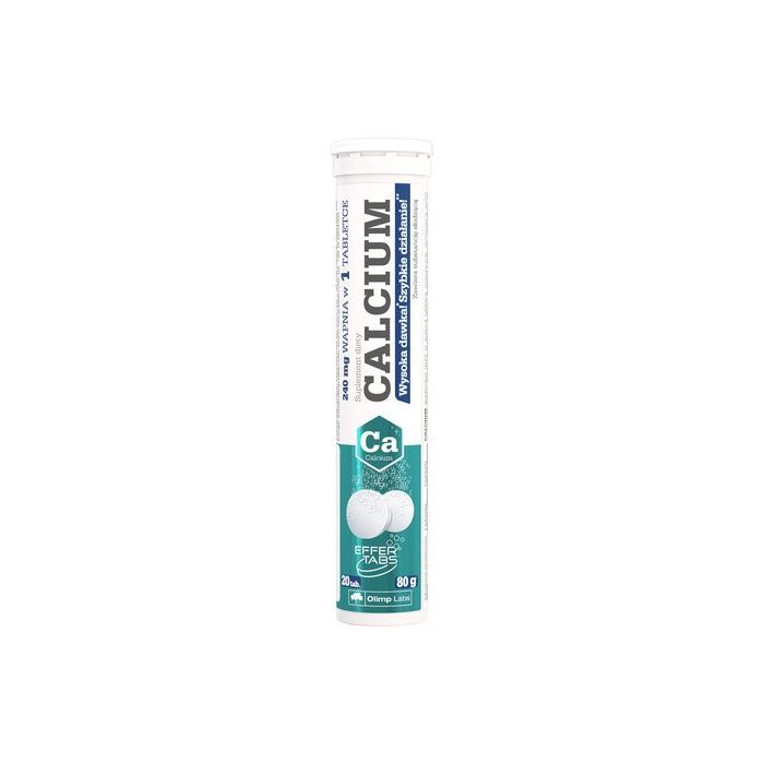 Olimp Calcium, tabletki musujące, smak cytrynowy, 20 szt. main product photo