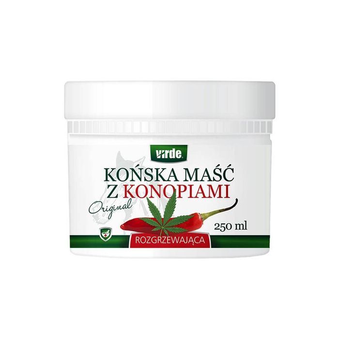 Virde, końska maść rozgrzewająca z konopiami, 250 ml main product photo