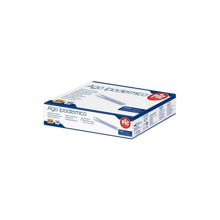 PiC igła iniekcyjna, 0,45 mm x 12,7 mm, G26, 100 szt. main product photo