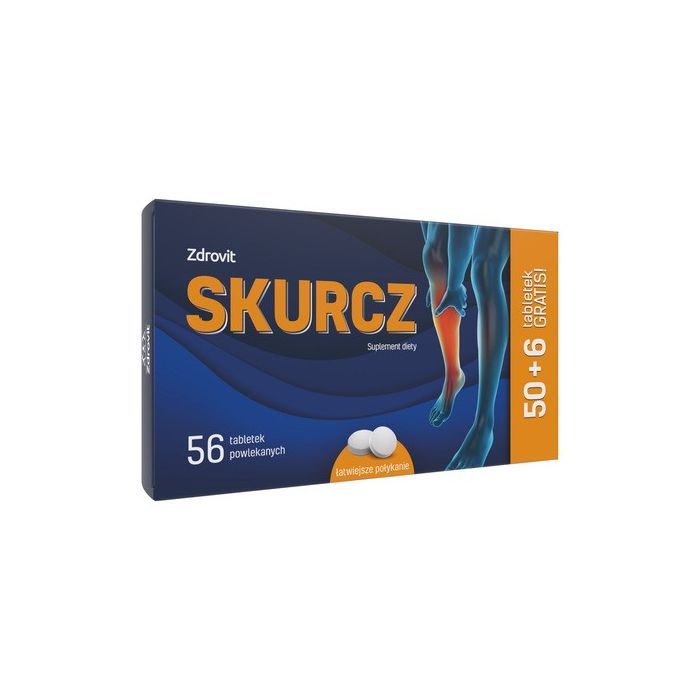 Zdrovit Skurcz, tabletki powlekane, 50 szt + 6 szt. main product photo
