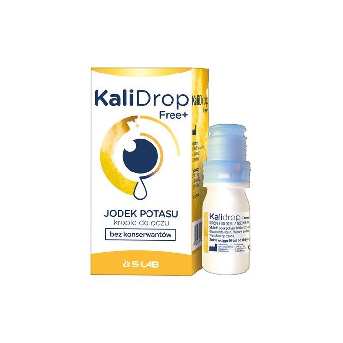 KaliDrop Free, krople do oczu z jodkiem potasu, bez konserwantów, 10 ml main product photo