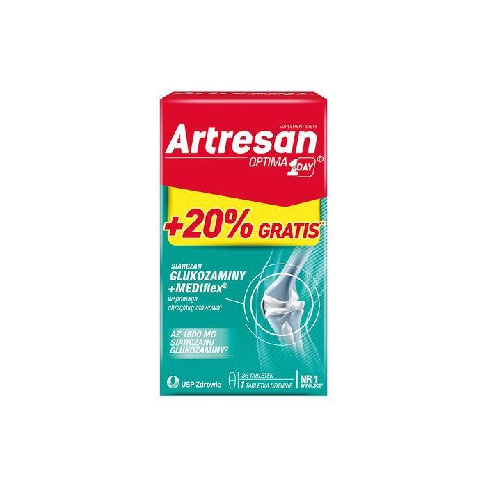 Artresan Optima 1 a Day, tabletki, 36 szt. (30 szt. + 6 szt.) main product photo