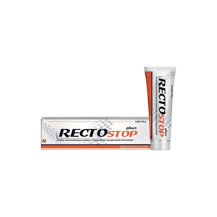 Rectostop Plus, maść do pielęgnacji skóry okolic odbytu, 50 g main product photo