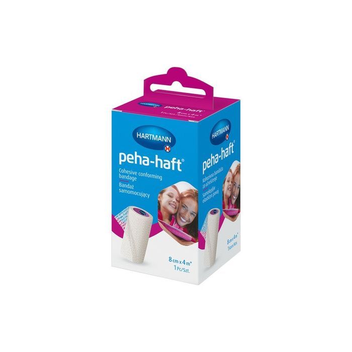 Peha-haft latexfree, opaska podtrzymująca, 4 m x 8 cm, 1 szt. main product photo