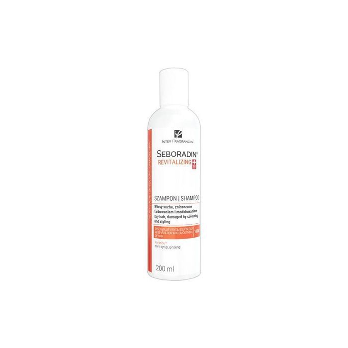 Seboradin Revitalizing, szampon regenerujący do włosów suchych, zniszczonych farbowaniem i modelowaniem, 200 ml main product photo