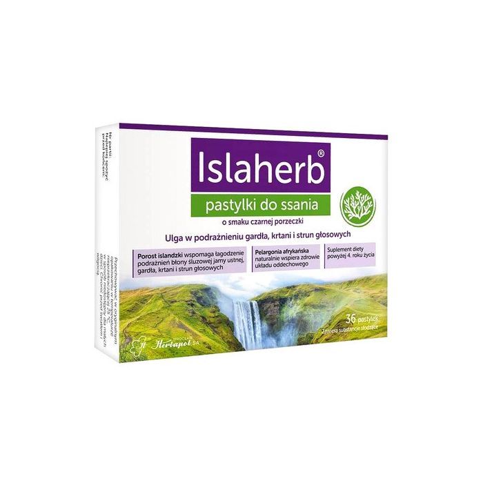 Islaherb, pastylki do ssania, 36 szt. main product photo