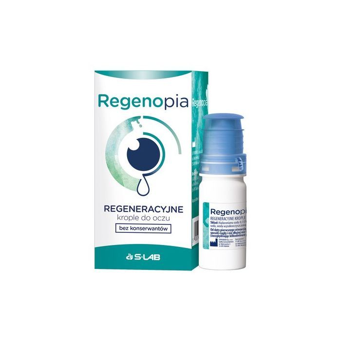 Regenopia, regenerujące krople do oczu, bez konserwantów, 10 ml main product photo