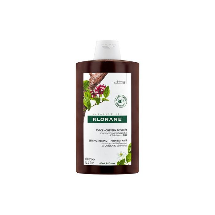 Klorane, szampon z chininą i organiczną szarotką, 400 ml main product photo