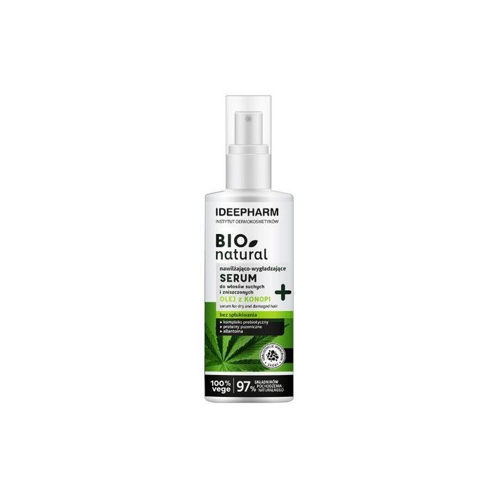 BIOnatural, nawilżąjąco-wygładzające serum do włosów suchych, 200 ml main product photo