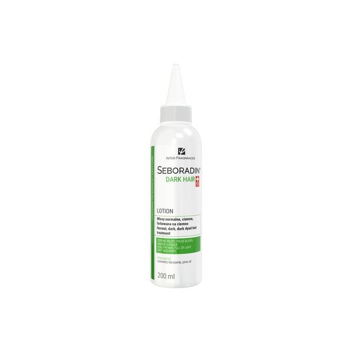 Seboradin Dark Hair, lotion, włosy ciemne, farbowane na ciemno, 200 ml main product photo