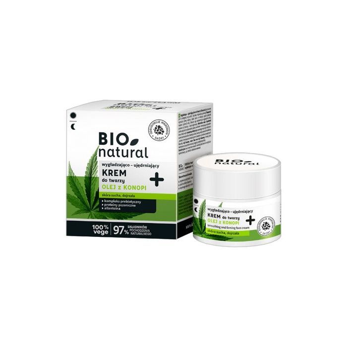 BIOnatural, krem wygładzająco-ujędrniający do twarzy, na dzień i na noc, 50 ml main product photo