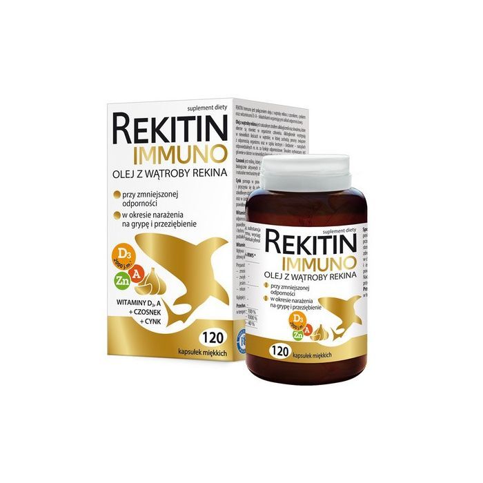 Rekitin Immuno, kapsułki miękkie, 120 szt. main product photo