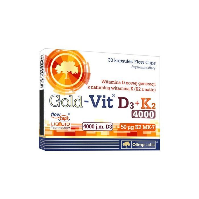 Olimp Gold-Vit D3 + K2 4000, kapsułki, 30 szt. main product photo
