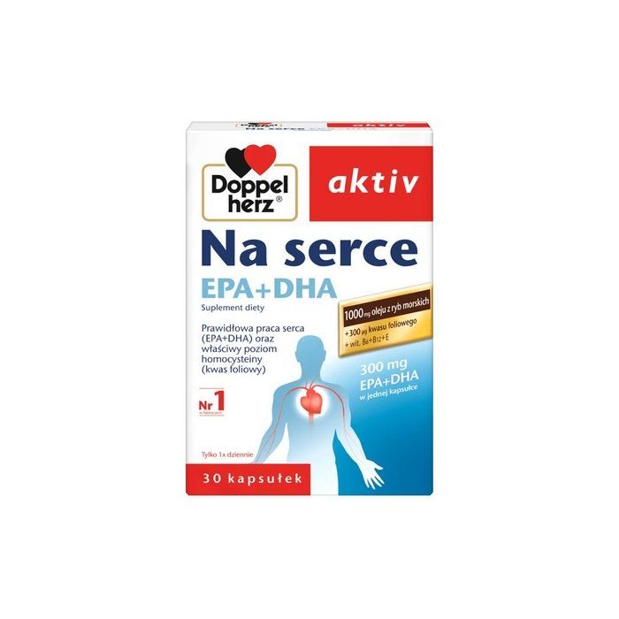 Doppelherz aktiv Na serce EPA + DHA, kapsułki, 30 szt. main product photo