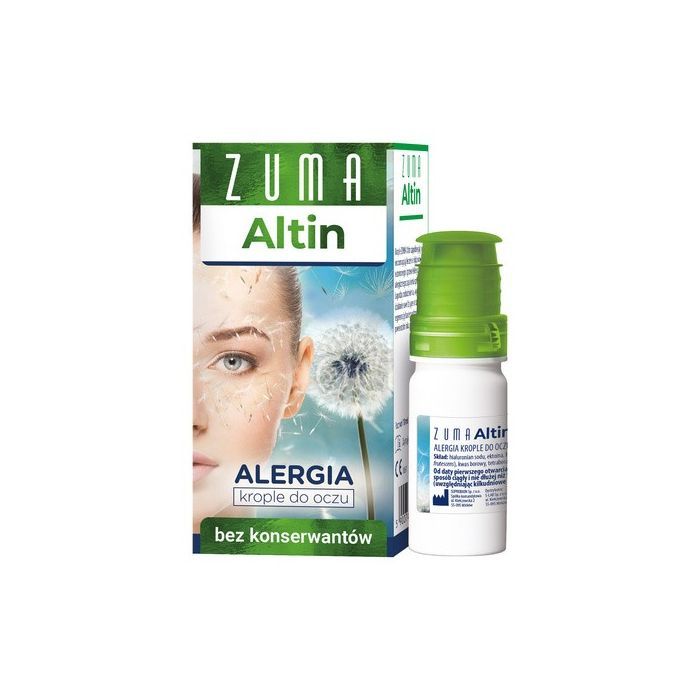 Zuma Altin, krople do oczu, nawilżające, bez konserwantów, 10 ml main product photo