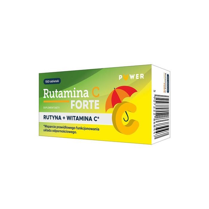 Rutamina C Forte, tabletki powlekane, 150 szt. main product photo