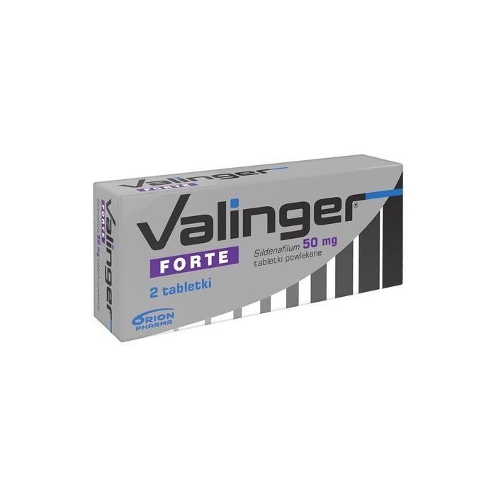 Valinger Forte, 50 mg, tabletki powlekane, 2 szt main product photo