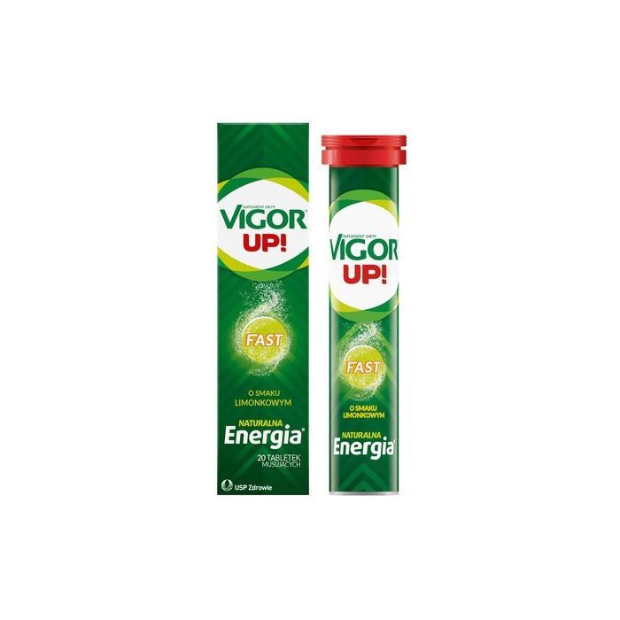 Vigor Up! Fast, tabletki musujące o smaku limonkowym, 20 szt. main product photo
