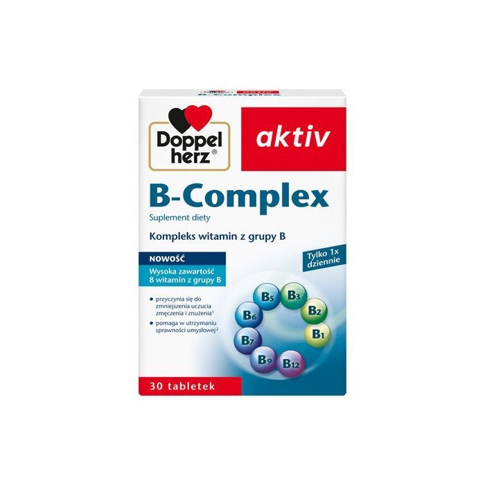 Doppelherz Aktiv B-Complex, tabletki, 30 szt. main product photo
