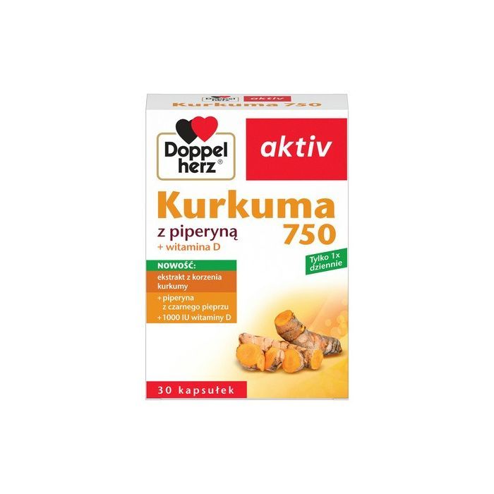 Doppelherz aktiv Kurkuma 750, kapsułki, 30 szt. main product photo