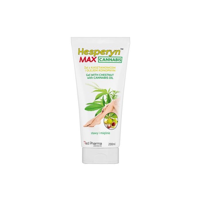 Hesperyn MAX Cannabis, żel z kasztanowcem i olejem konopnym, 200 ml main product photo