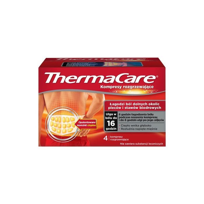 ThermaCare, kompresy rozgrzewające na plecy i biodra, 4 szt. main product photo