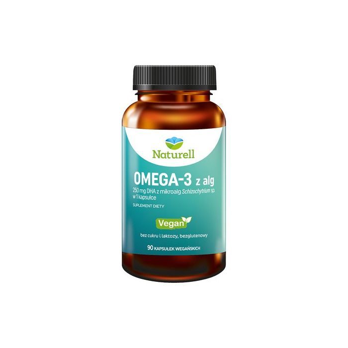 Naturell Omega-3 z alg, kapsułki, 90 szt. main product photo
