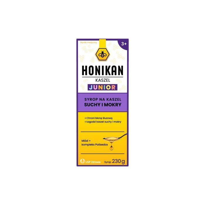 Honikan Kaszel Junior, syrop na kaszel suchy i mokry, 230 g main product photo
