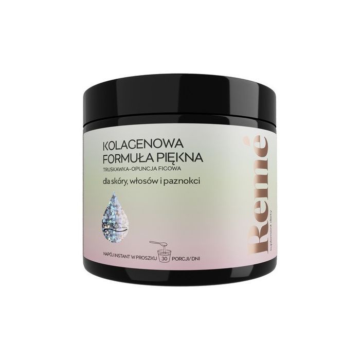 Reme Kolagenowa Formuła Piękna, truskawka - opuncja figowa, proszek, 150 g main product photo