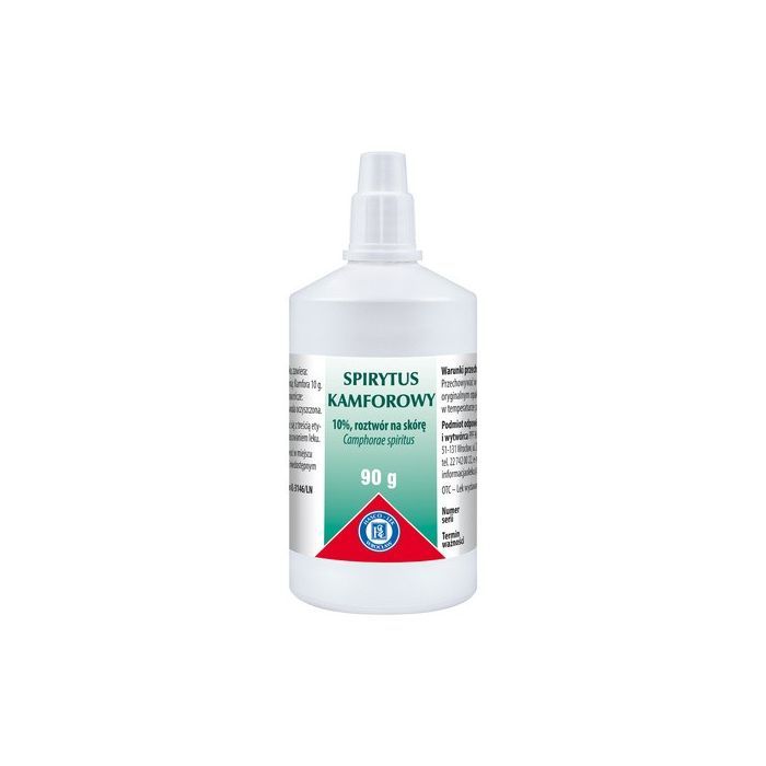 Spirytus kamforowy 10%, roztwór na skórę (Hasco), 90 g, butelka main product photo