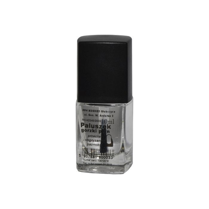 Kosmed Paluszek, gorzki płyn przeciw obgryzaniu paznokci, 10 ml main product photo