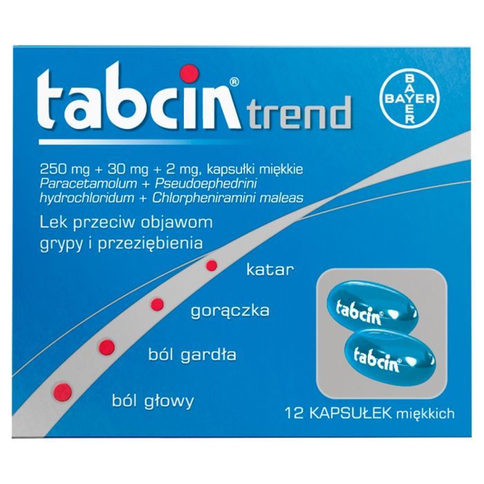 Tabcin Trend, kapsułki miękkie, 12 szt. main product photo