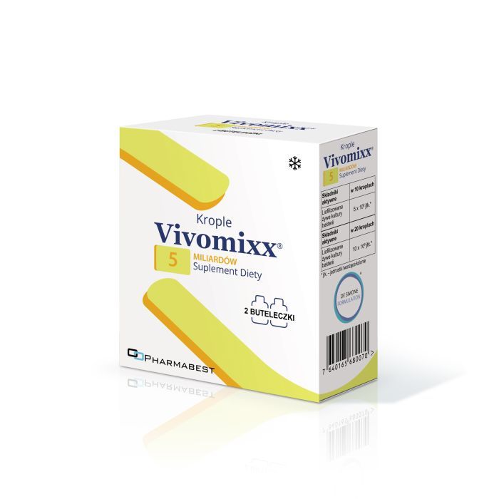 Vivomixx, krople, 5 ml, 2 fiol. main product photo