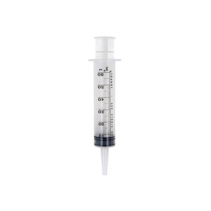 Strzykawka, 50 (60) ml, 3 części do cewnika, 1 szt. (Janpol) main product photo