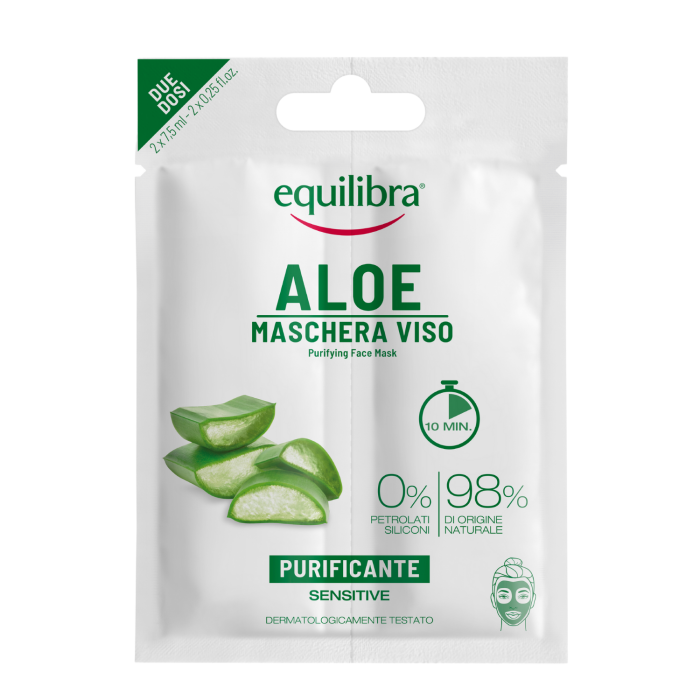 Equilibra Aloe, masecz.,do twarzy,oczysz.,2 x 7,5 ml main product photo