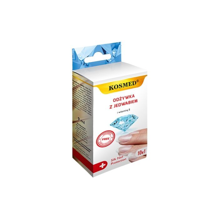 Kosmed, odżywka do paznokci, z jedwabiem, 9 ml main product photo