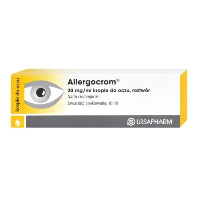 Allergocrom, 20 mg/ml, krople do oczu, 10 ml main product photo