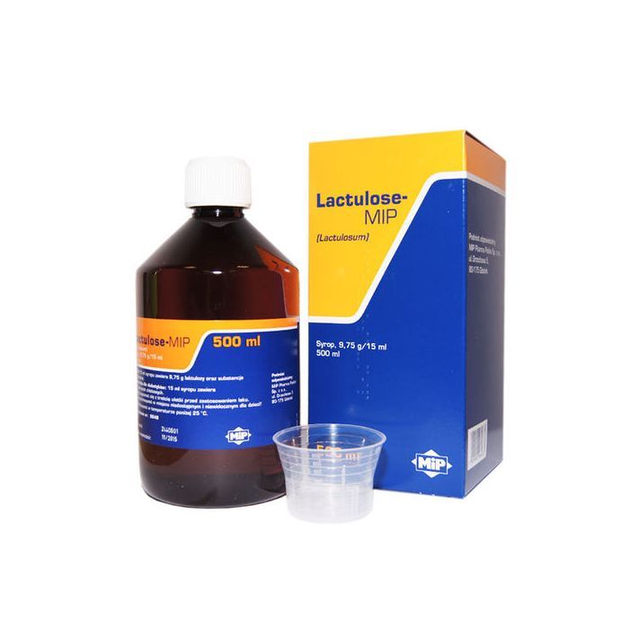 Lactulose-MIP, syrop, (9,75 g / 15 ml), 500 ml main product photo
