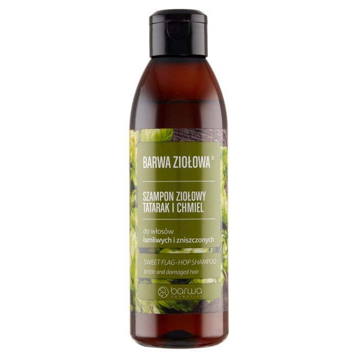 Barwa Ziołowa, szampon tatarakowo-chmielowy do włosów łamliwych i zniszczonych, 250 ml main product photo
