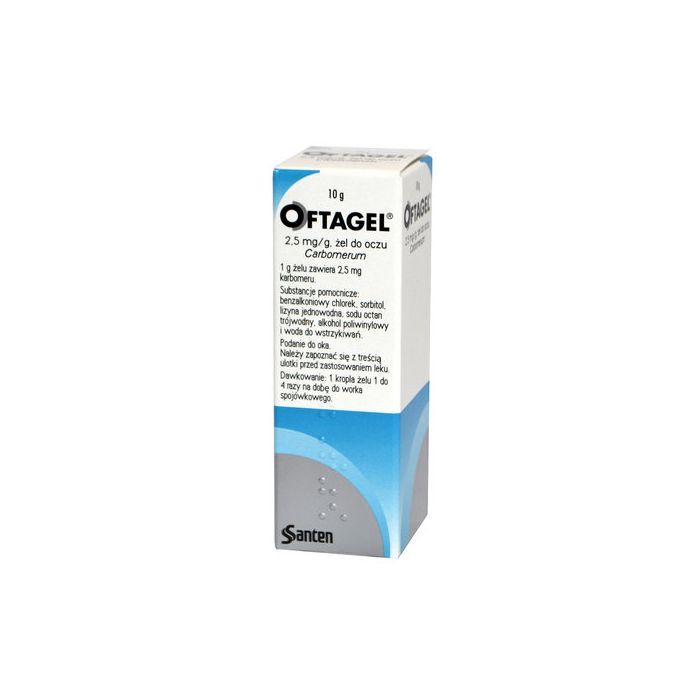 Oftagel, żel do oczu, (2,5 mg / g), 10 g main product photo