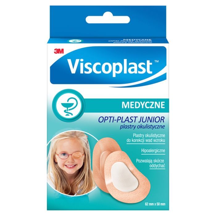 Viscoplast Opti-Plast Junior, plastry okulistyczne, 82 mm x 57 mm, 10 szt. main product photo