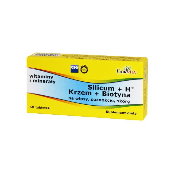 Silicum + H (Krzem+Biotyna), tabletki, 30 szt. main product photo