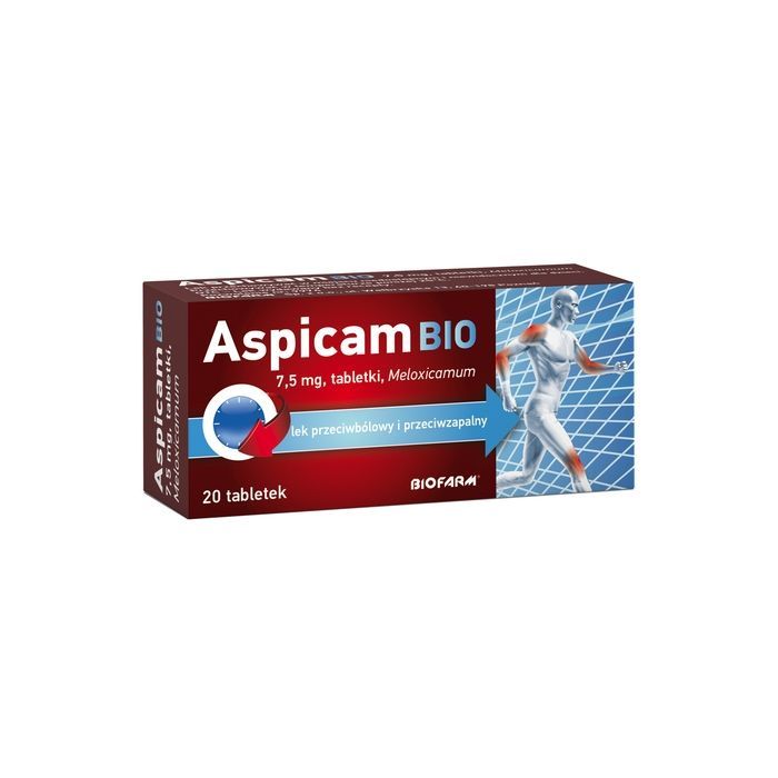 Aspicam Bio, 7,5 mg, tabletki, 20 szt. main product photo