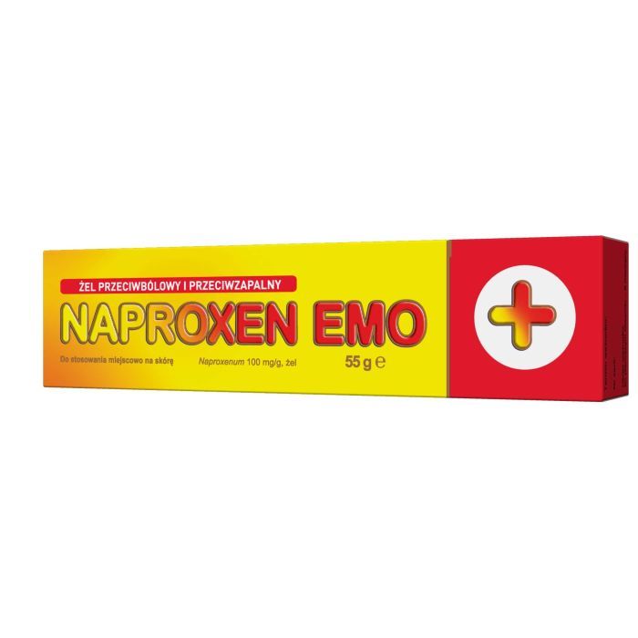 Naproxen Emo, 100 mg/g, żel, 55 g main product photo