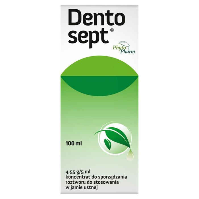 Dentosept, płyn do stosowania w jamie ustnej, 100 ml main product photo