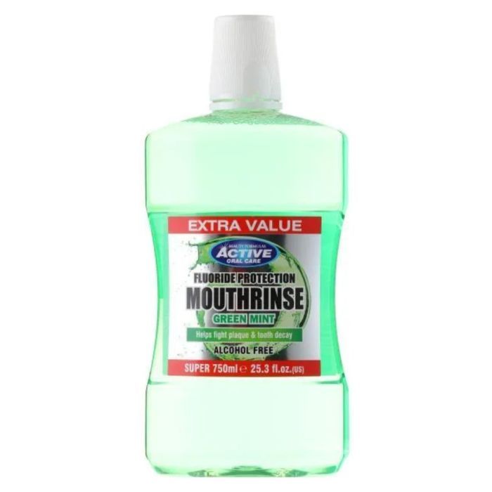 Active Green Mint, płyn do ust z fluorem, bez alkoholu, 750 ml main product photo