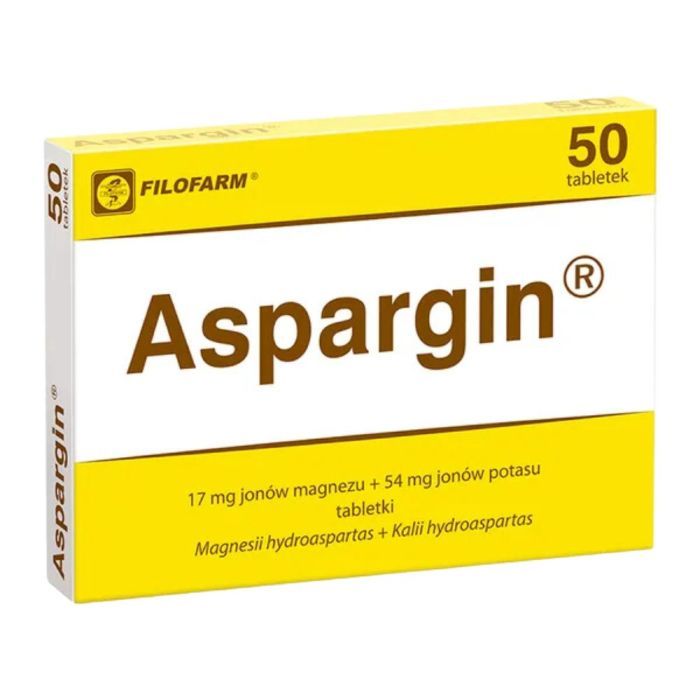 Aspargin, 250 mg 250 mg, tabletki, 50 szt. (Filofarm) main product photo